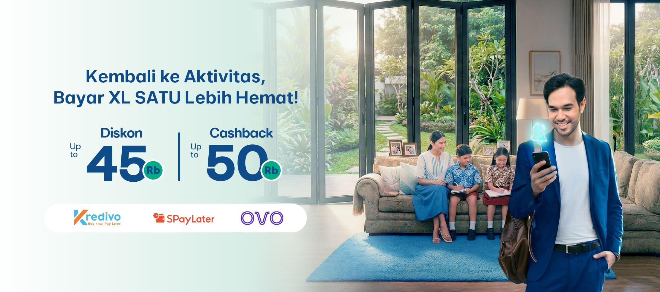 April Lebih Hemat dengan Diskon & Cashback XL SATU